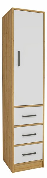 Hanah Home Multi Purpose Cabinet Sapphire Oak White Modera - Sapphire Oak, White