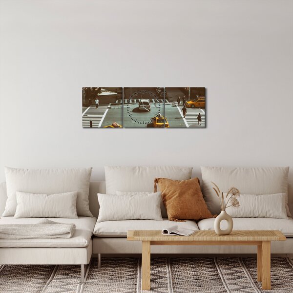 Kép - New York (órával) (90x30 cm)
