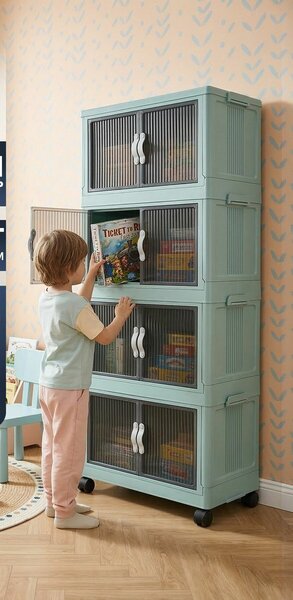 Hanah Home Többcélú szekrény Baby Blue Lavine 127 - Babakék