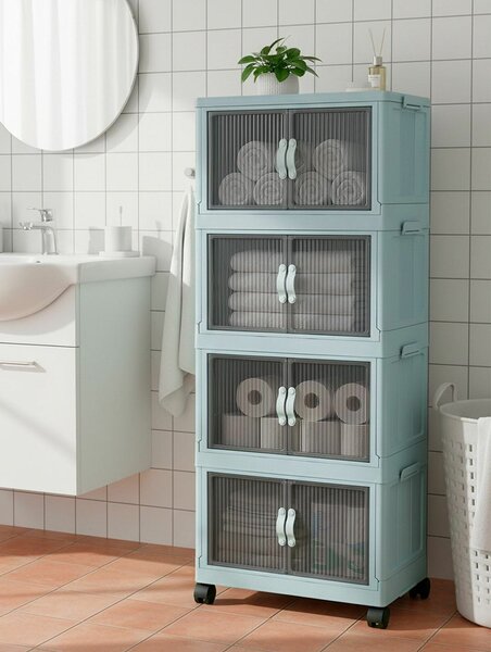 Hanah Home Többcélú szekrény Baby Blue Lavine 127 - Babakék