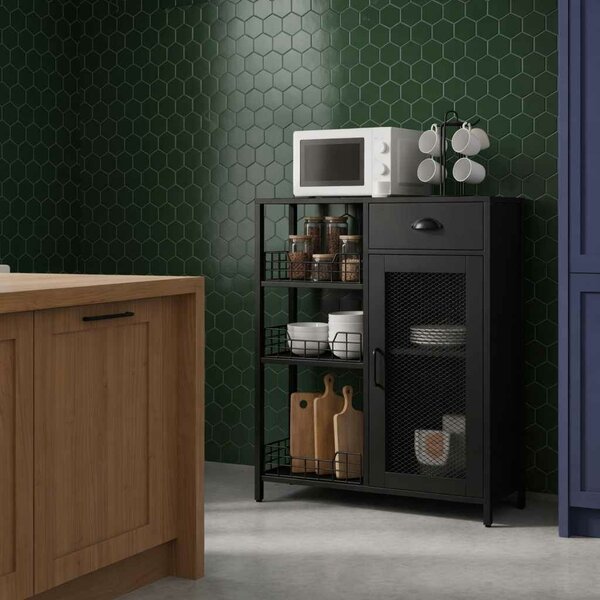 Hanah Home Multi Purpose Cabinet Black Nova - Black