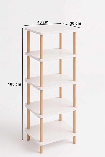 Hanah Home Fürdőszobai polc Pk262 - Zafír tölgy