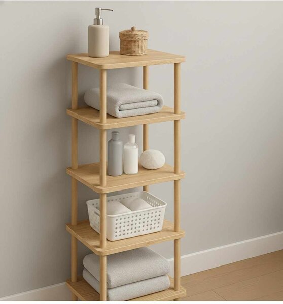 Hanah Home Fürdőszobai polc Pk262 - Zafír tölgy