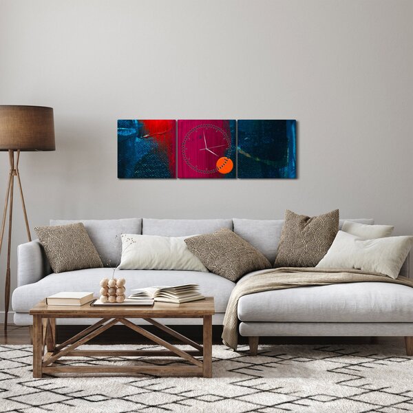 Színek képe (órával) (90x30 cm)