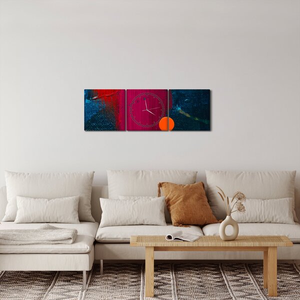 Színek képe (órával) (90x30 cm)