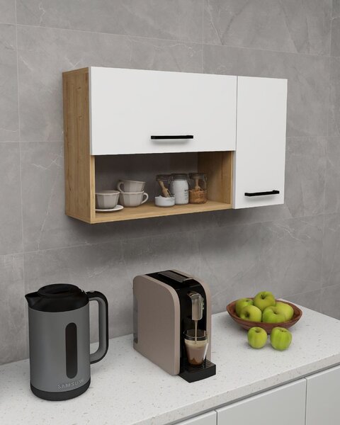 Hanah Home Többcélú Szekrény Sapphire Oak White Akasya - Sapphire Oak, White
