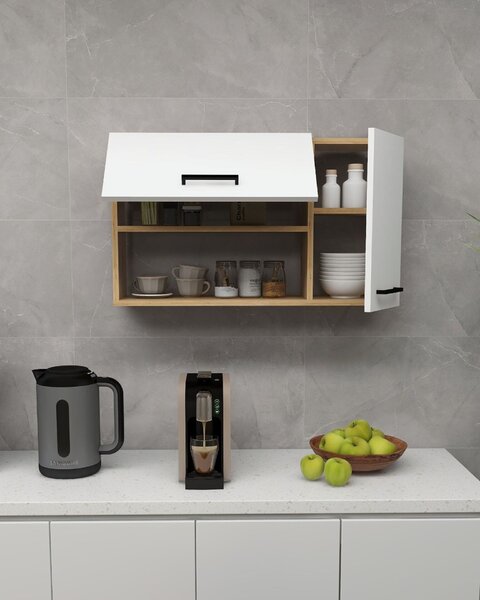 Hanah Home Többcélú Szekrény Sapphire Oak White Akasya - Sapphire Oak, White