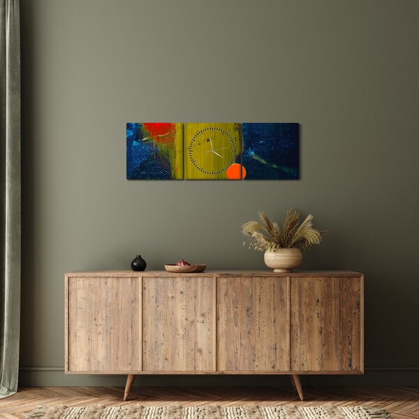 Szinek képe (órával) (90x30 cm)