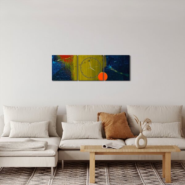 Szinek képe (órával) (90x30 cm)