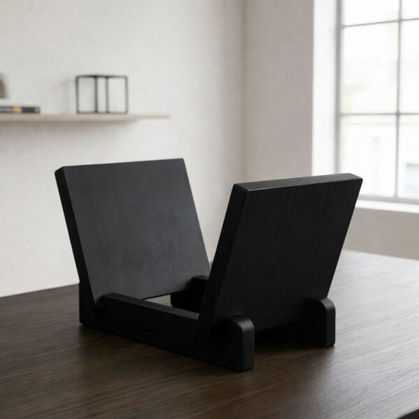 Hanah Home Magazine Holder Black CPT4906-30