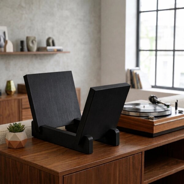 Hanah Home Magazine Holder Black CPT4906-30