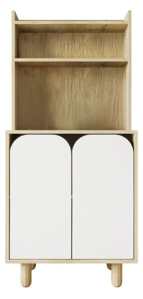 Hanah Home Többcélú szekrény Sapphire Oak White Parma 2 - Sapphire Oak, Fehér