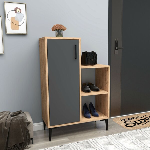 Hanah Home többcélú szekrény Atlantic Pine Anthracite Reysary - Atlantic Pine, Anthracite
