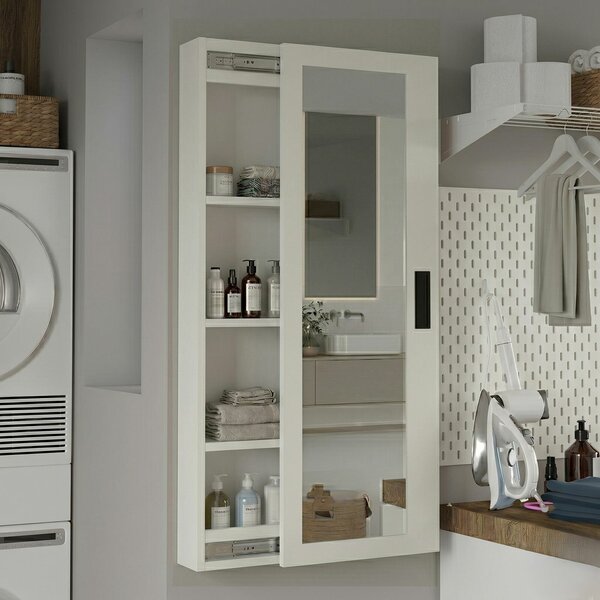 Hanah Home Fürdőszobai polc, Fehér, Lun1-W