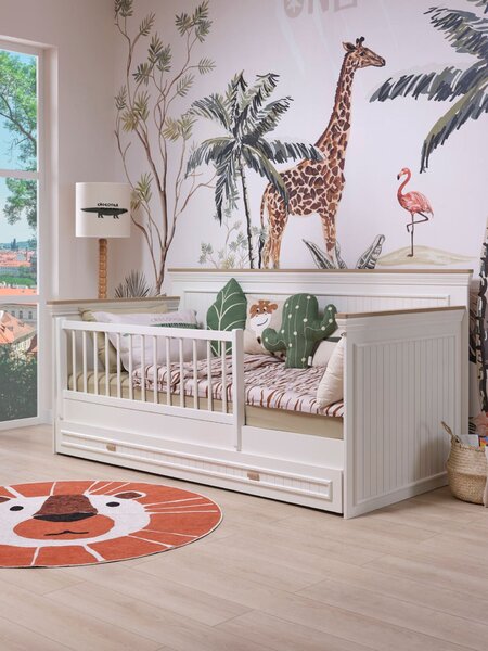 Hanah Home Ágybiztonsági korlát Krém Tölgy Monte - Mm3.99.18.T4