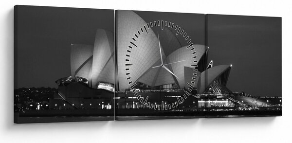 A Sydney-i Operaház képe (órával) (90x30 cm)