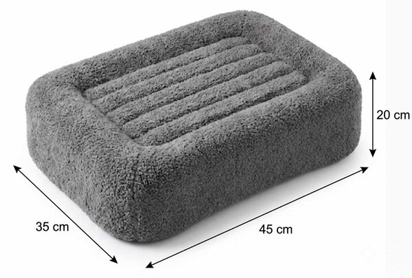 Hanah Home Teddy antracit WC-zsámoly - Antracit