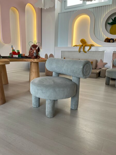 Atelier Del Sofa Dino kék gyerek fotel - kék