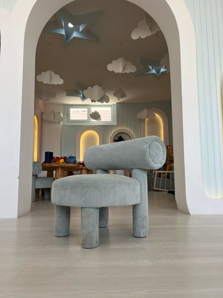 Atelier Del Sofa Dino kék gyerek fotel - kék
