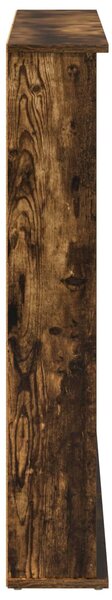 VidaXL CD szekrény 2 db Füstös Tölgy 60 x 17 x 92 cm Szerelt Fa