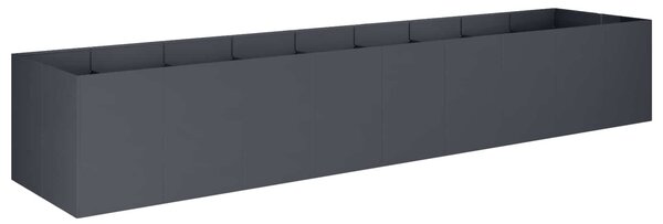 VidaXL Kerti cserép Antracitszürke 360 x 80 x 60 cm
