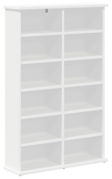 VidaXL CD szekrény 2 db Fehér 60 x 17 x 92 cm Szerelt Fa