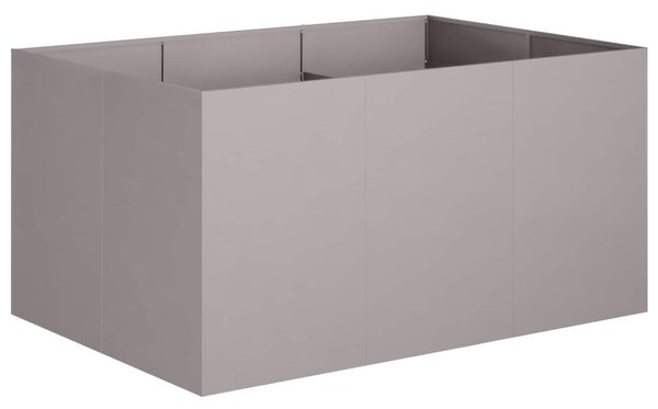 VidaXL Kerti cserép Rozsdás 120 x 80 x 60 cm Időjárásálló Acél