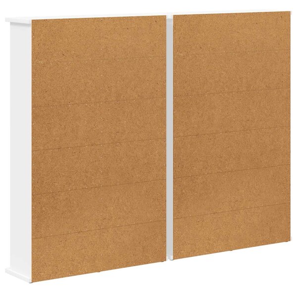 VidaXL CD szekrény 2 db Fehér 60 x 17 x 92 cm Szerelt Fa