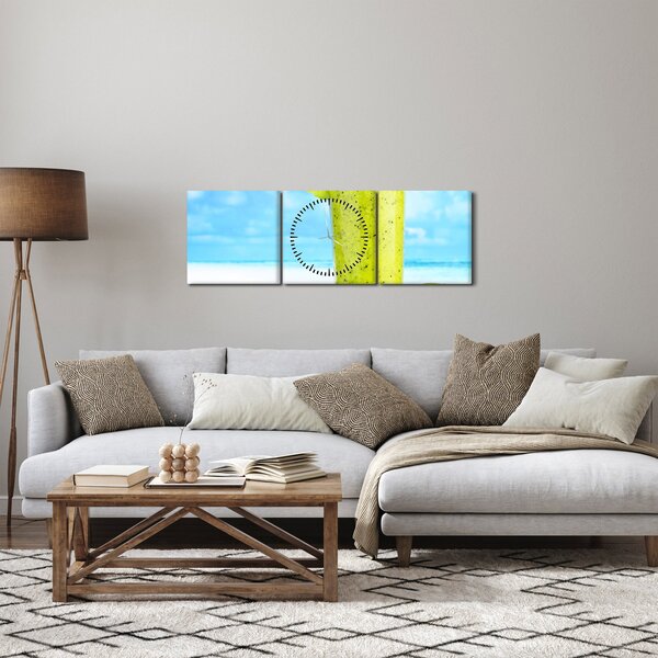 Kép - kiwi smoothie (órával) (90x30 cm)