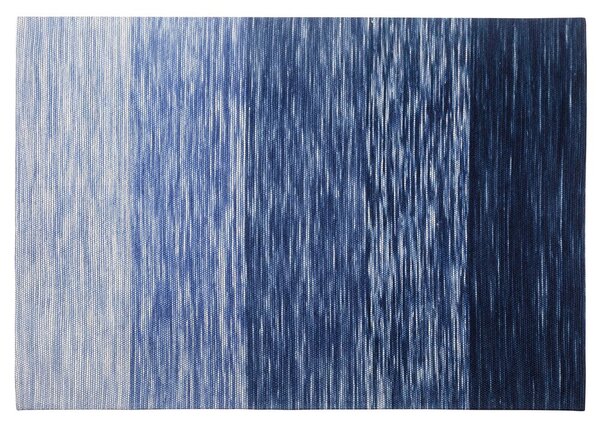 Kék gyapjúszőnyeg 140 x 200 cm KAPAKLI