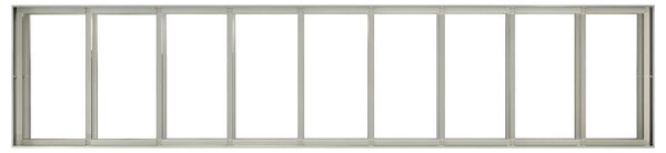 VidaXL Kerti cserép Ezüst 360 x 80 x 60 cm Rozsdamentes Acél