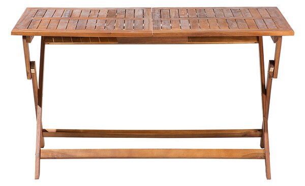 Kerti asztal CENTO 140 cm 75 cm Akácfa Barna