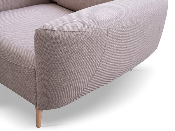 BOHO kárpitozott bézs fotel