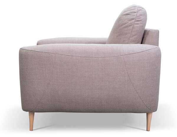 BOHO kárpitozott bézs fotel