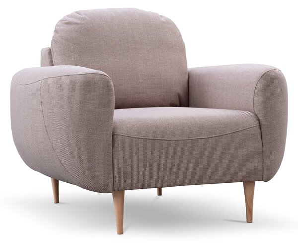 BOHO kárpitozott bézs fotel