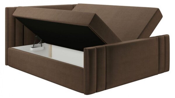 CELESTA boxspring ágy 180x200 - bézs + INGYENES topper