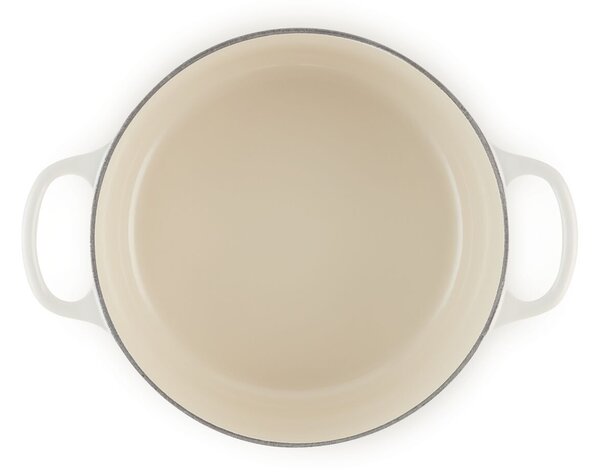 Le Creuset Signature kerek öntöttvas sütő-főzőedény, 26cm, 5,3 l, habcsók
