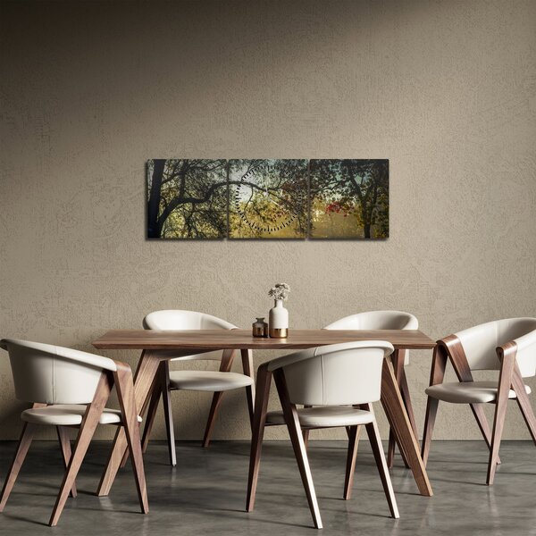 Napkelte képe (órával) (90x30 cm)