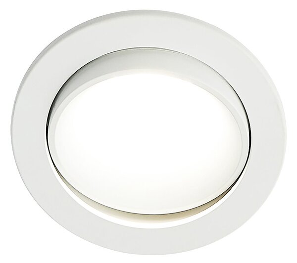 Spotlámpa Arcchio, Katerin, dimmable, Fehér, Fürdőszoba, Műanyag, Modern