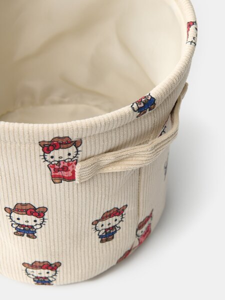 Sinsay - Hello Kitty dekoratív tárolókosár - krémszínű