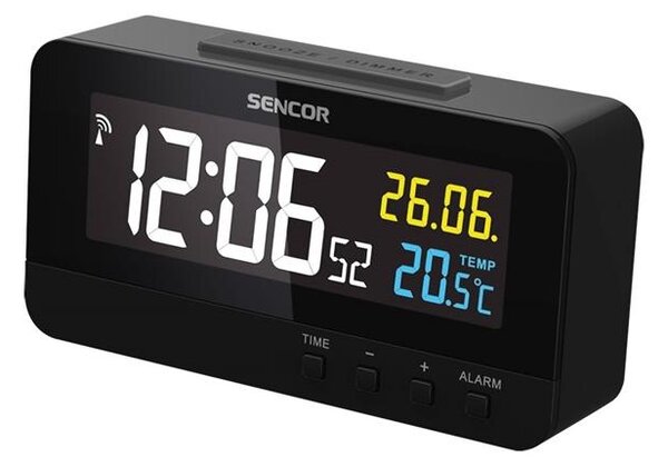Sencor SDC 4800 B rádiós fekete ébresztőóra