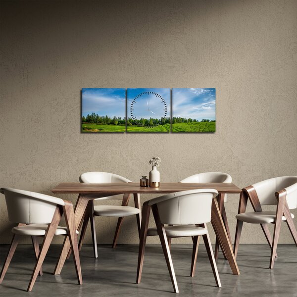 Rét képe (órával) (90x30 cm)