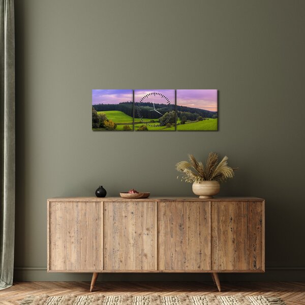 Rét képe (órával) (90x30 cm)