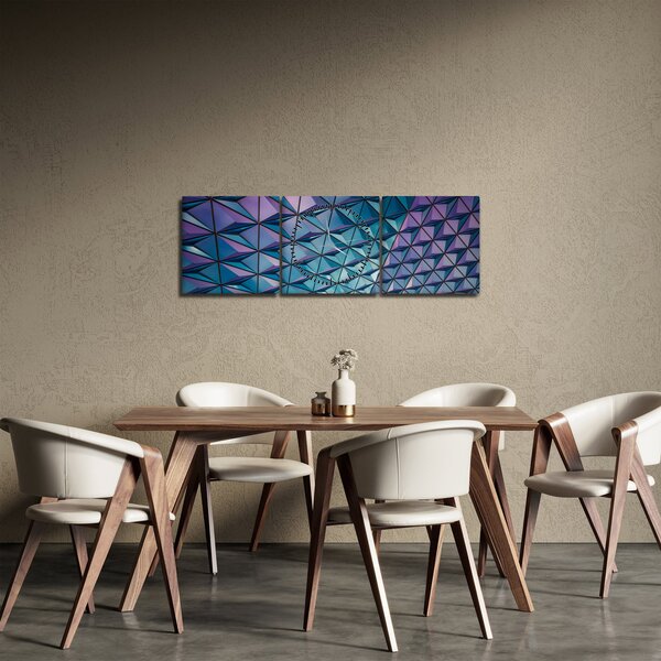 Kép-szín struktúra (órával) (90x30 cm)