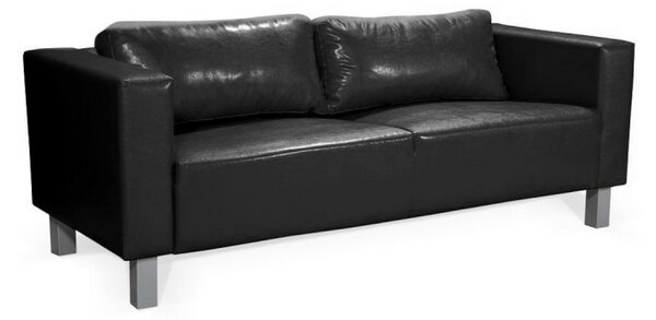 GIZELA kényelmes kanapé, fekete