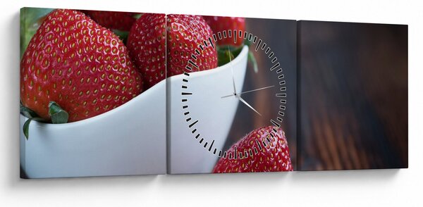 Eper képe (órával) (90x30 cm)