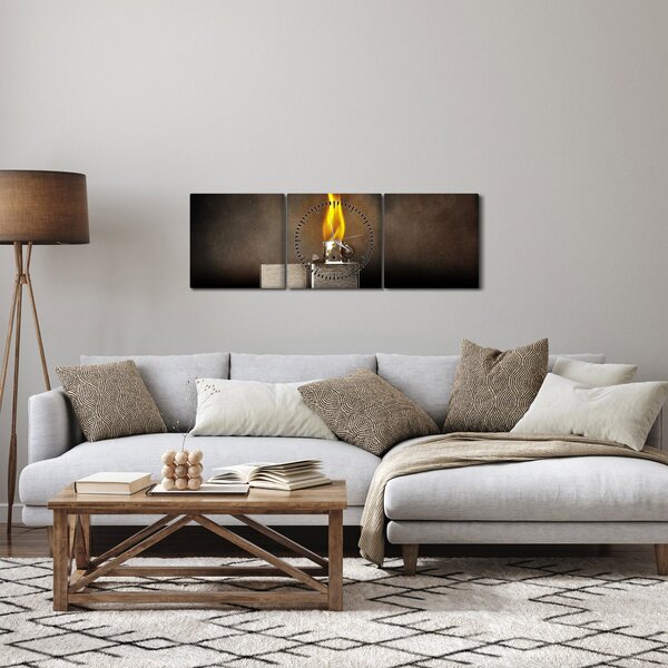 Egy öngyújtó képe (órával) (90x30 cm)