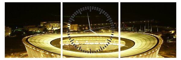 Kép - futballstadion (órával) (90x30 cm)