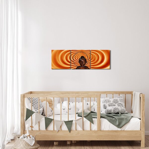 Egy szobrocska képe (órával) (90x30 cm)