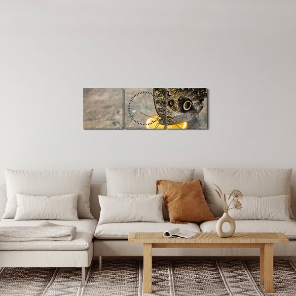 Pillangó képe (órával) (90x30 cm)